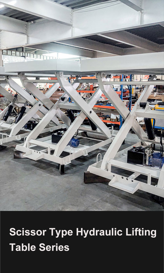 Saxtyp Hydrauliskt lyftbord Series