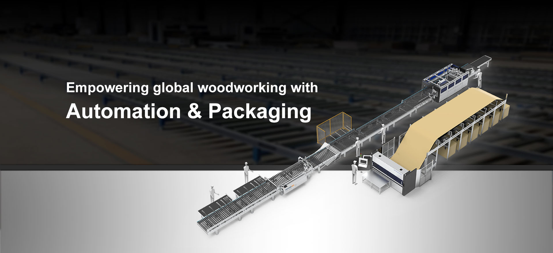 Stärka global träbearbetning med automatisering och förpackning
