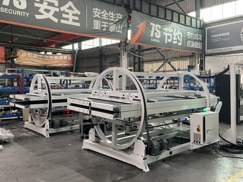 Effektivitetsdriven stil: Bältomsättningsmaskin: 180° materialvändning, noll manuell ansträngning, maximal produktivitet